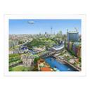 Póster aerroscape - Berlín Solarpunk