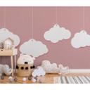ikke-vævet tapet Skyerne himmel foto tapet Designwalls i pink og hvid 