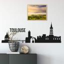 Muursticker Skyline Toulouse