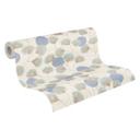 Non-woven tapet natur - fint stribemønster i naturfarve & greige