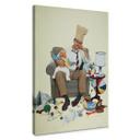Leinwandbild Kurt Ard - Wo bleibt Mama denn (1960) - 70x100 cm