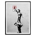Póster Banksy - El graffiti es un delito