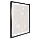Póster de Navidad - Copos de nieve - Orara Studio
