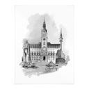 Póster Hamburgo - Blanco y negro - Love your City