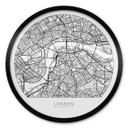 Póster Mapa de la ciudad de Londres - Redondo