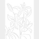 Fototapet 1X Studio - Line Art Floral