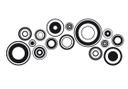 Wallsticker - Retro Diske