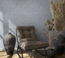 Non-woven tapet med 3D steneffekt grå steneffekt 