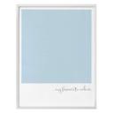 Poster My favourite colour – pastel blue