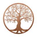 Decoración en madera de caoba - árbol de la vida