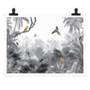 Póster Kikki Belle - Aves tropicales en blanco y negro
