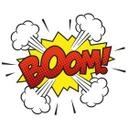Wallsticker -  Comic Soundeffect - Boom
