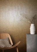 Tekstureret, non-woven Natural Opulence tapet i kobber