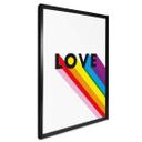 Póster LGBTQIA+ Love Rainbow