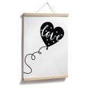 Póster Globo del amor