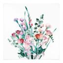 Póster de tela Ramo de flores silvestres en primavera - Goed Blauw - Cuadrado