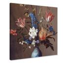 Lienzo Van der Ast - Flores en un jarrón Wan-Li - Cuadrado