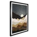 Póster SpaceFrog Designs - Estrellas doradas