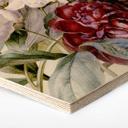 Hexagon Hout Redouté - Boeket Bloemen