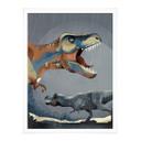 Póster Marrón - T-Rex