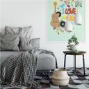 Wallprint - Loske - I love the 60s