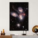 Lienzo Telescopio James Webb - Quinteto de Stephan