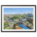 Póster aerroscape - Berlín Solarpunk