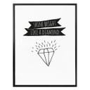 Póster Brilla como un diamante