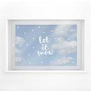 Vinduesfolie - Let it snow