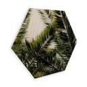 Hexagon hout - Palmen