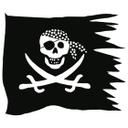 Sort Pirat Flag