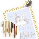 Póster Kvilis - Dulces sueños - Unicornio con corona