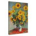 Lienzo Monet - Girasoles