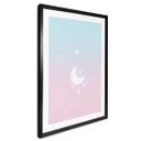 Póster tailandés - La magia de la luz de la luna en el cielo estrellado