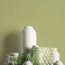 Alegre papel pintado de tejido-no tejido en verde hierba con una sutil textura - Diseño mural vigorizante