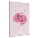 Tableau sur toile Eleonora - Pink Gaming Controller