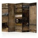Skærm til rumopdeling - Metal alliance, 5-delt - 225x172 cm