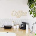 Coffee - bogstaver i træ