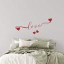 Wallsticker - Love mit Herzen