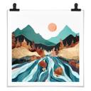 Plakat Bjergland flod - SpaceFrog Designs