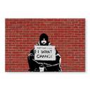 Akrylbillede Banksy - Keep Coins