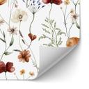 Salpicadero de cocina autoadhesivo Flores silvestres de colores - UN Designs