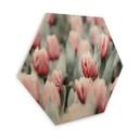 Hexagone - Bois Annie - Tulipes de printemps