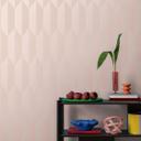 COSMOPOLITAN 3D tapet geometrisk pink moderne Ikke-vævet tapet med metallisk effekt