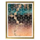 Frederiksson Plakat - Gold Green Geometry