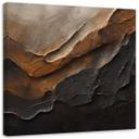 Canvasbillede, Abstrakt tekstur brun 3D