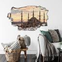 3D Wallsticker Blå Moské i Istanbul