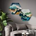 Hexagone - alu-Dibond SpaceFrog Designs - Dans les montagnes