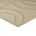 Glasbillede - Abstrakte ringe beige - Grande