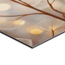 Billede Filigran blade beige - Aluminium dibond - Treechild – print på aluminium (Alu-Dibond)